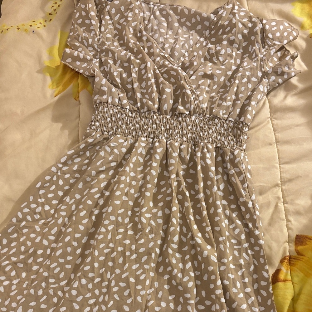 Polka Dot Maxi Dress